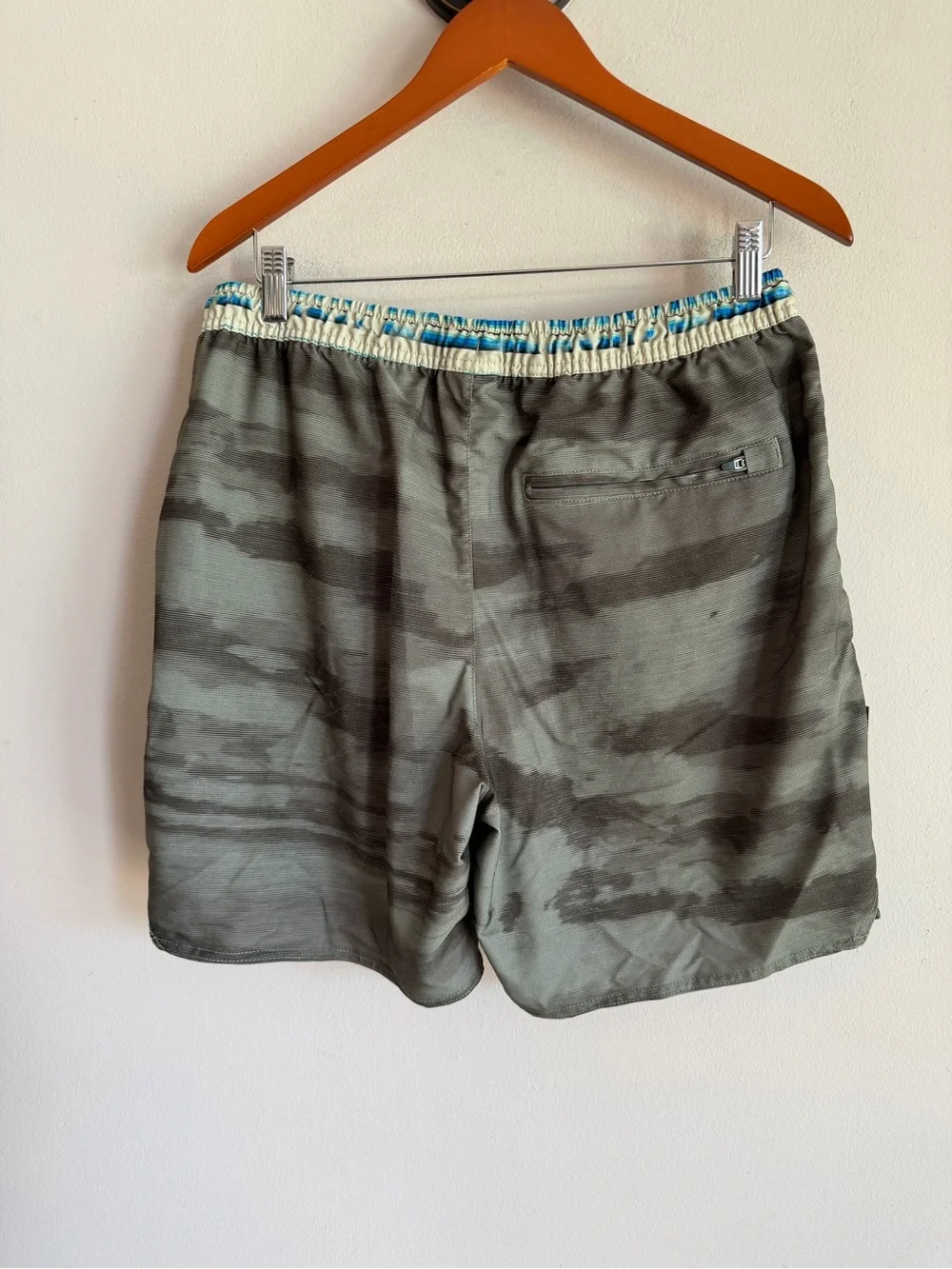 Stance Men's Camouflage Swim‎ Trunks in Olive and Dark Green